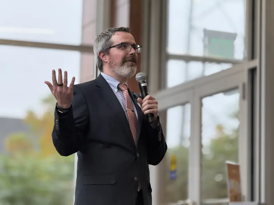 Brian Hultgren presenting at Wild AI x BiotechMN on October 14, 2026 in Rochester